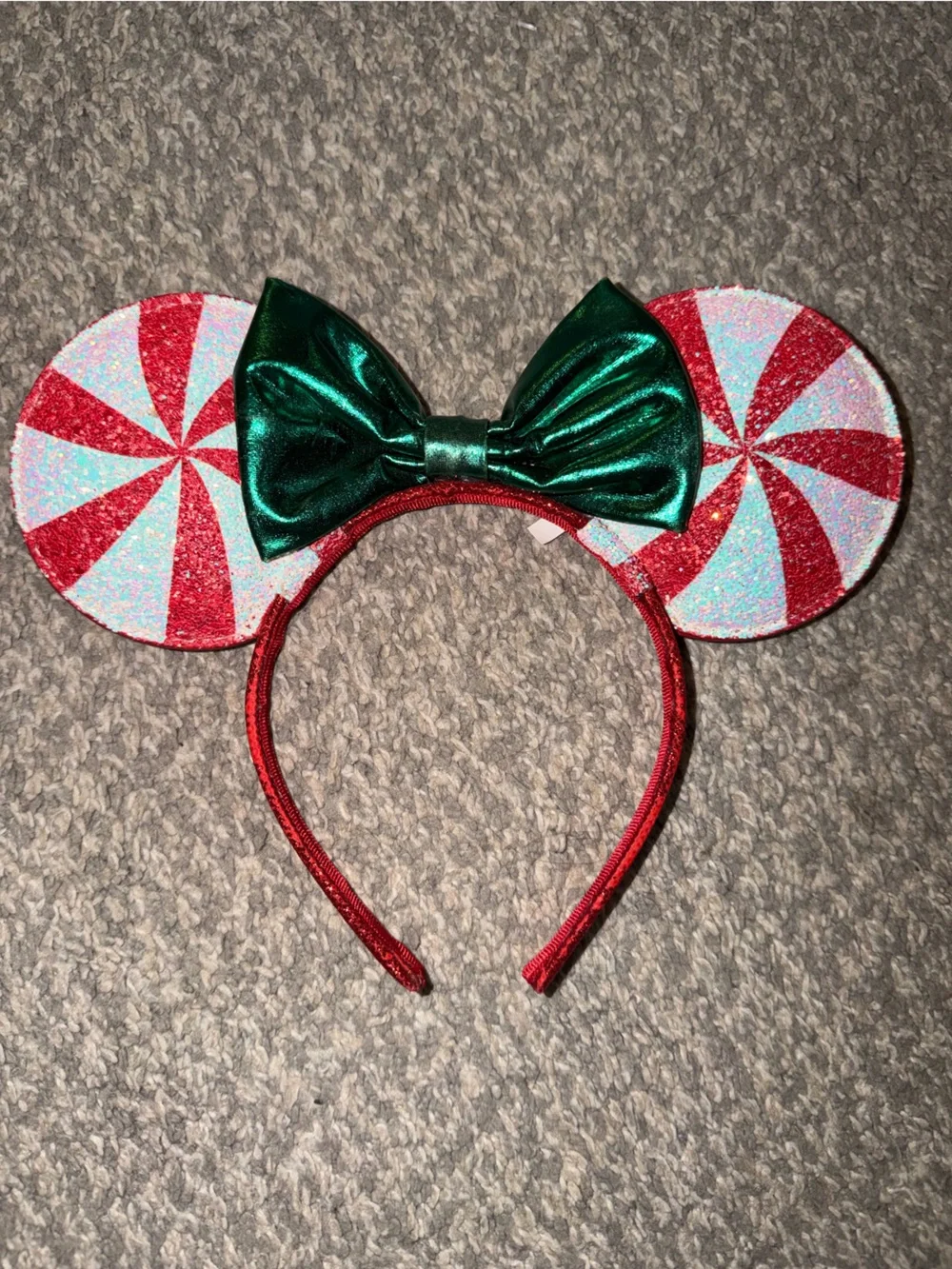 Disney Peppermint Minnie Mouse Ears Headband